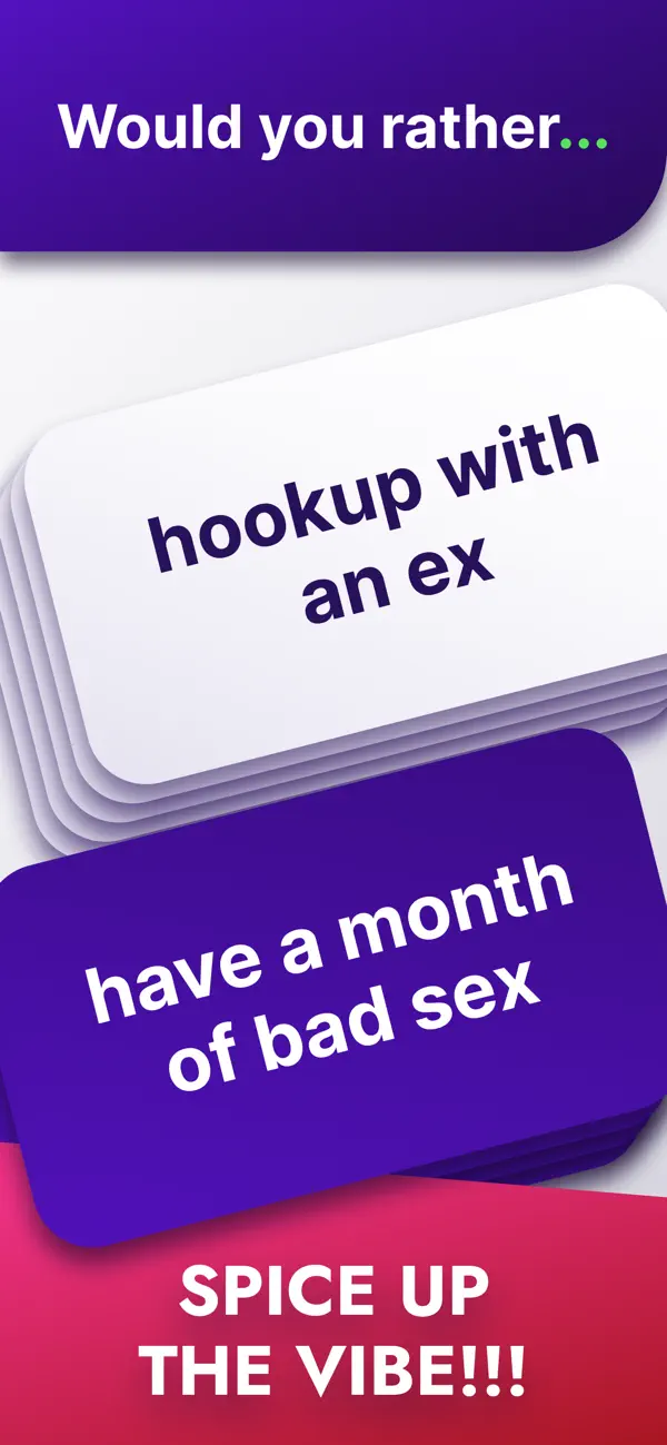 Screenshot #1 pour Would You Rather Adult Group