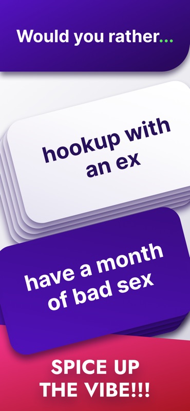 Would You Rather? Dirty Adult screenshot 1