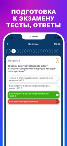 Электробезопасность 2026 Тесты iPhone screenshot