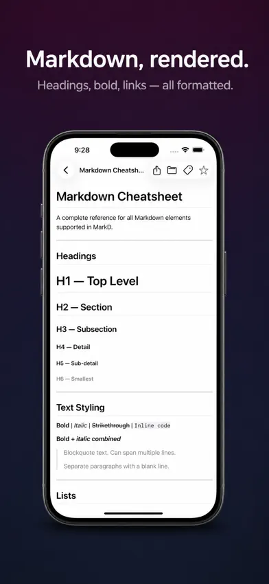 MarkD - Markdown Viewer screenshot 5