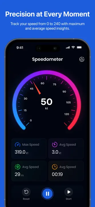 MPH Tracker : Speedometer screenshot 2