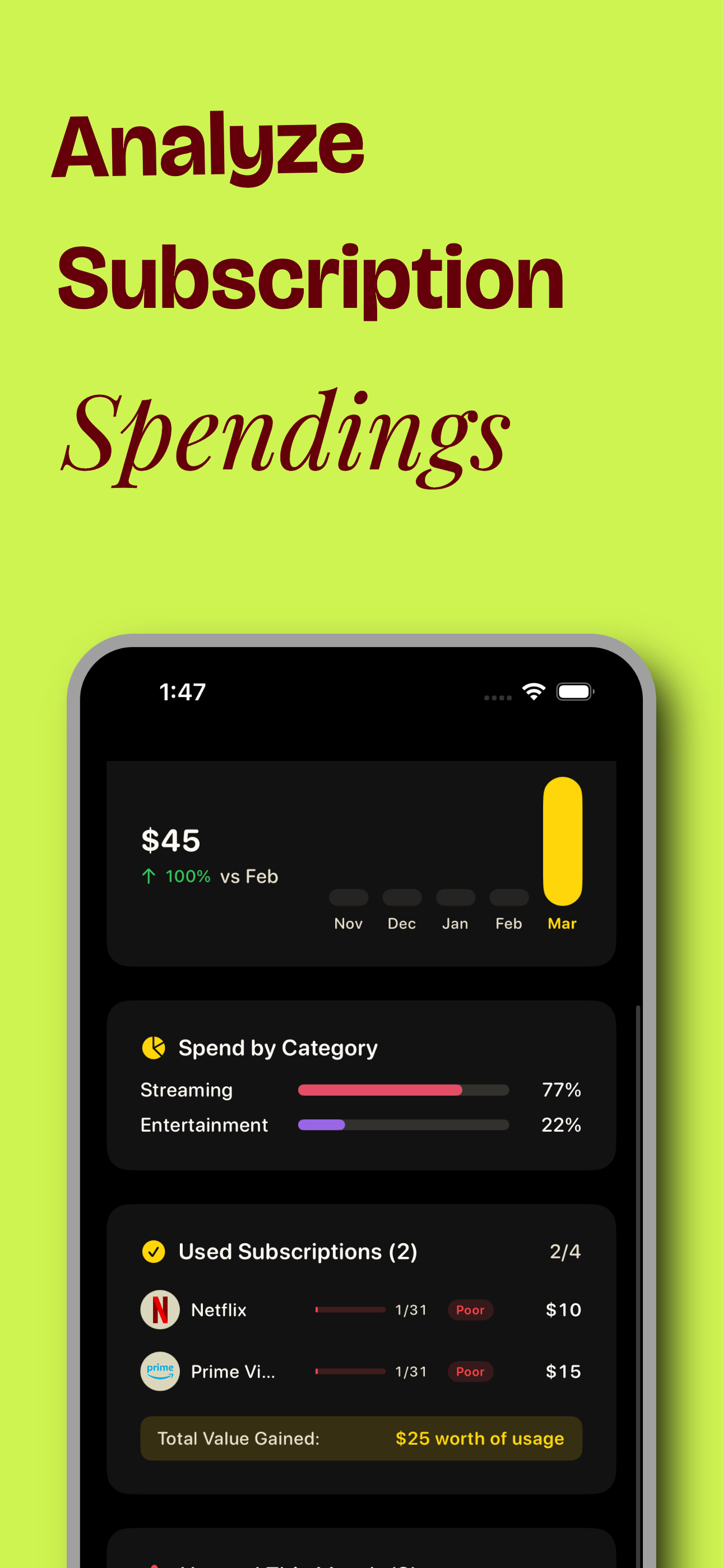 Subscription Manager - Niro screenshot 5