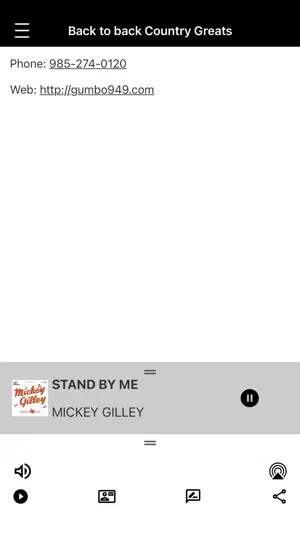 Gumbo 94.9 Country Classics screenshot 3