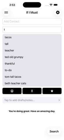 If I Must iPhone screenshot