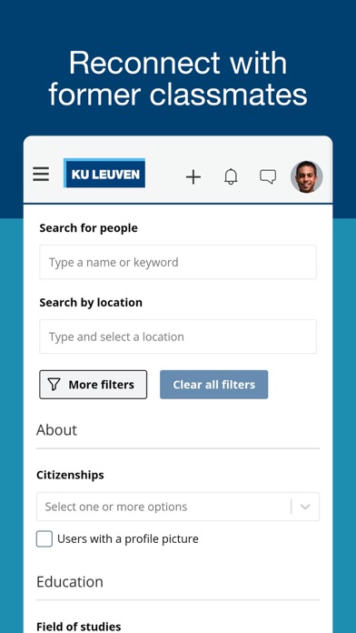 KU Leuven Connect Screenshot