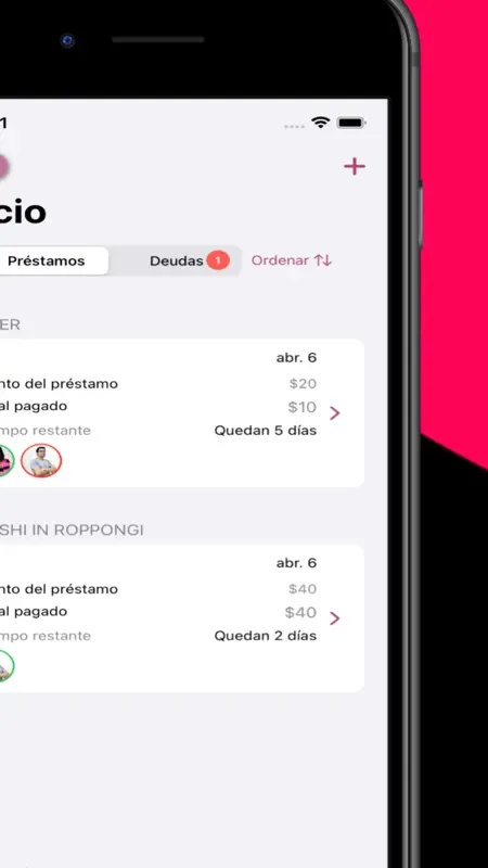 Prend: Empréstimos e contas screenshot 1 of 5