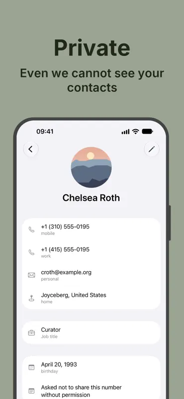 Savelon: Private Contacts screenshot 3 of 6