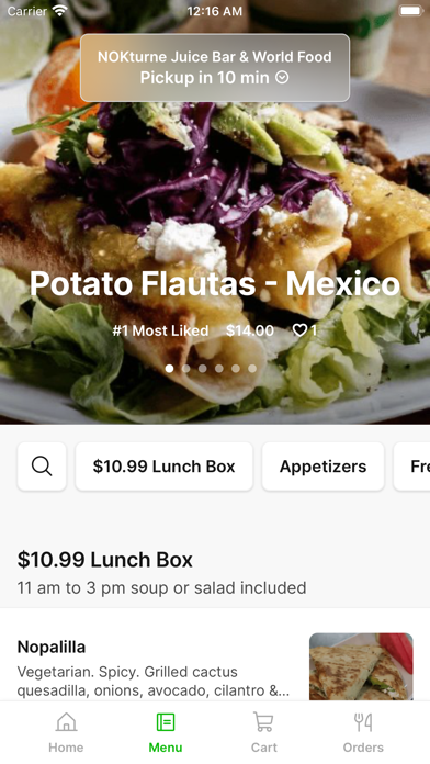 NOKturne iPhone screenshot 2 - Food & Drink app