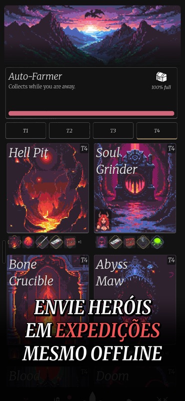 LOOTFALL: Idle Retro RPG screenshot 6