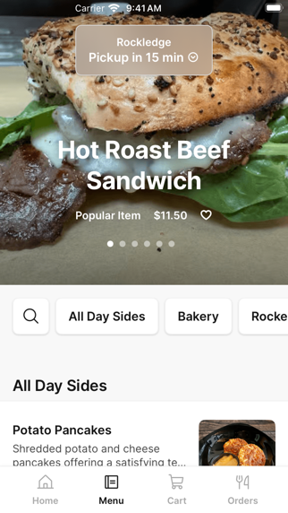 Rocket Bagels Deli & Catering iPhone screenshot 2 - Food & Drink app
