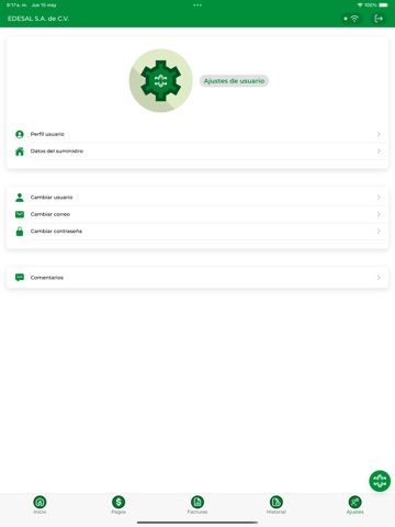 EDESAL iPad screenshot