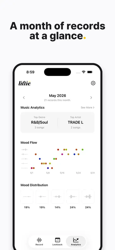 Liltie — One Song a Day Diary screenshot 4 of 5