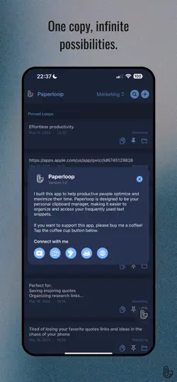 Paperloop iPhone Screenshot 3