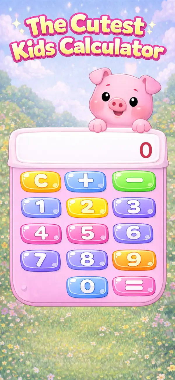 Screenshot #1 pour Calculatrice pour enfants 1+1=