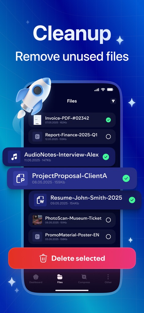 Cleaner Rocket - Utilities App | MWM