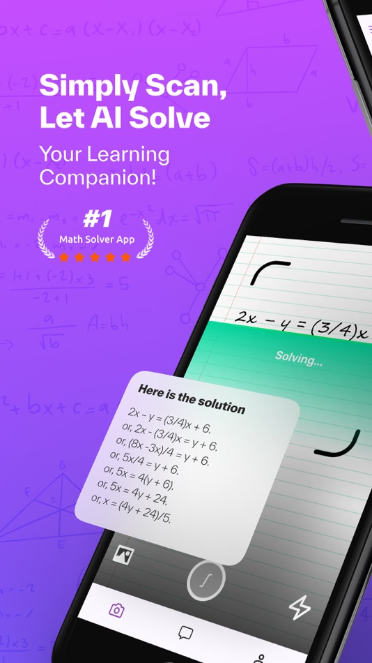 #1. YesMath – Math Homework Solver (iOS) Podle: Isaak Fabien Sundeman
