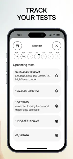 Driving Test Cancellations UK iPhone screenshot 2
