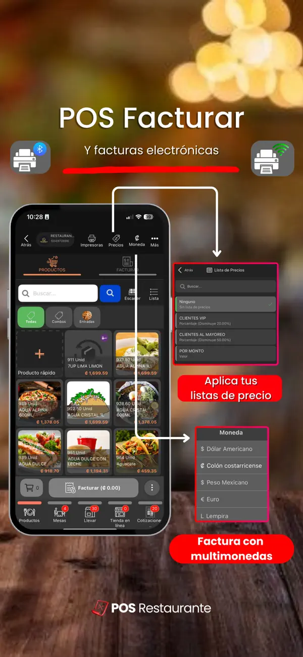 Screenshot #1 pour POS Restaurante