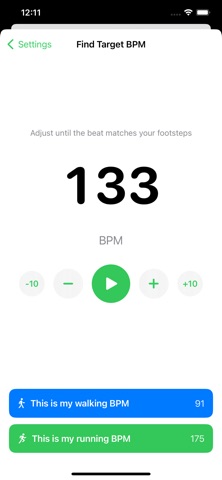 Run/Walk BPM Screenshot 6 of 6