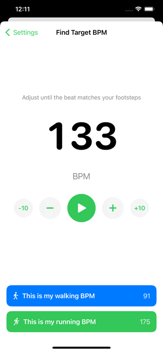 Run/Walk BPM Screenshot 6 of 6