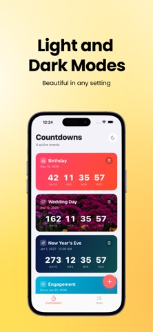 Tally - Countdown App iPhone screenshot