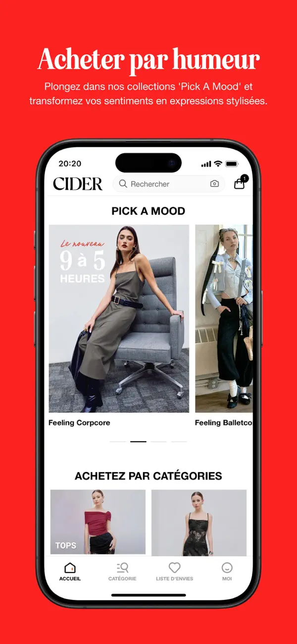 Screenshot #2 pour CIDER - Vêtements et mode