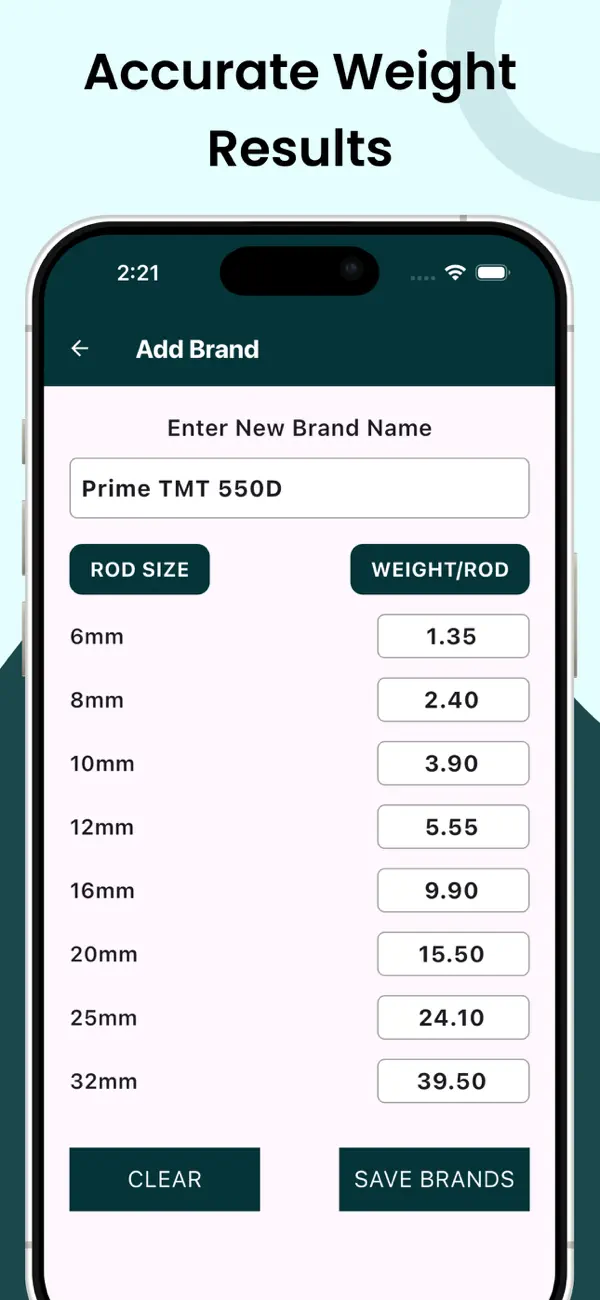 Screenshot #3 pour TMT Rebar Steel calculator