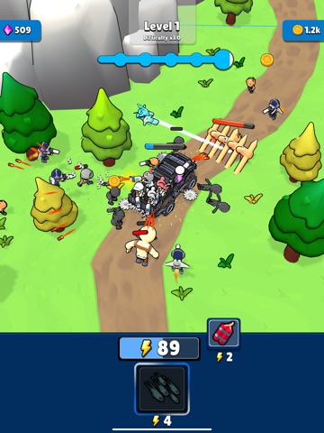 Wild Road Defense iPad screenshot