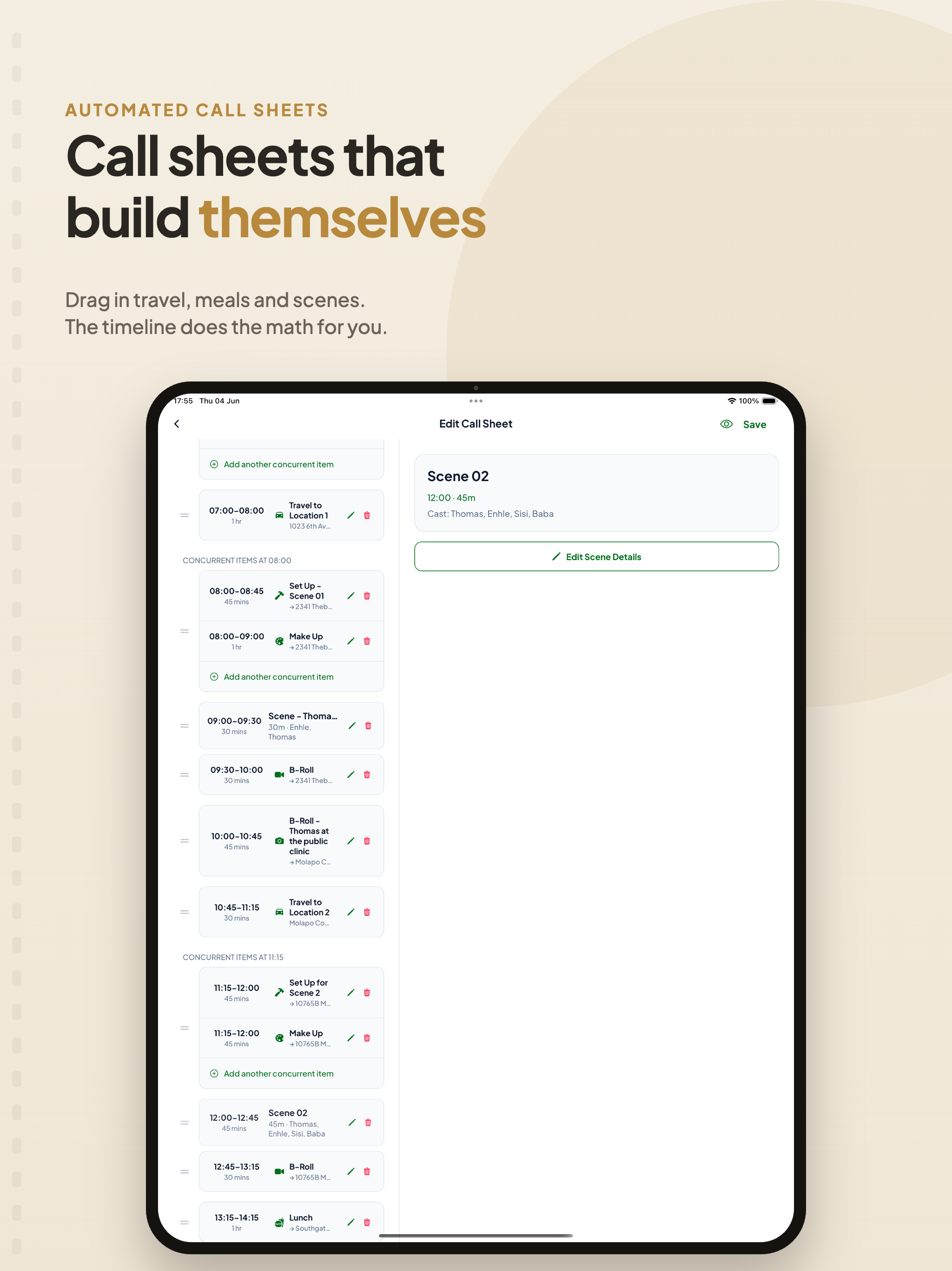 CrewCafé: Film Production App