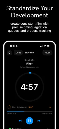 Capture d'écran de DarkRoom Chemist sur iPhone 1