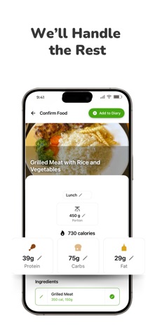 Kaloria: Diet & Workout Groups iPhone screenshot