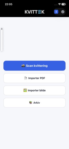 KVITTEK screenshot