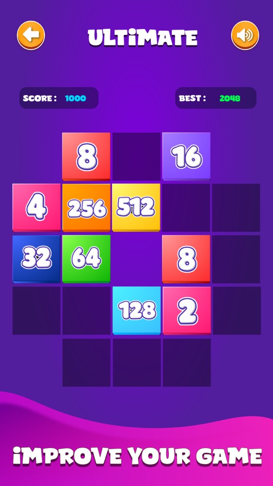 #5. 2048 Pro : Block Merge (iOS) 由: HuriyaSoft Studios