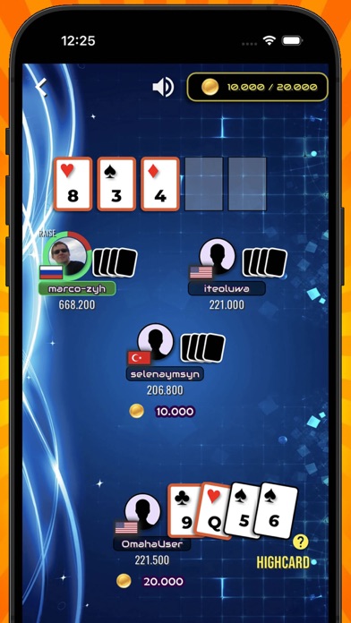 POKER: Omaha Holdem card game Screenshot