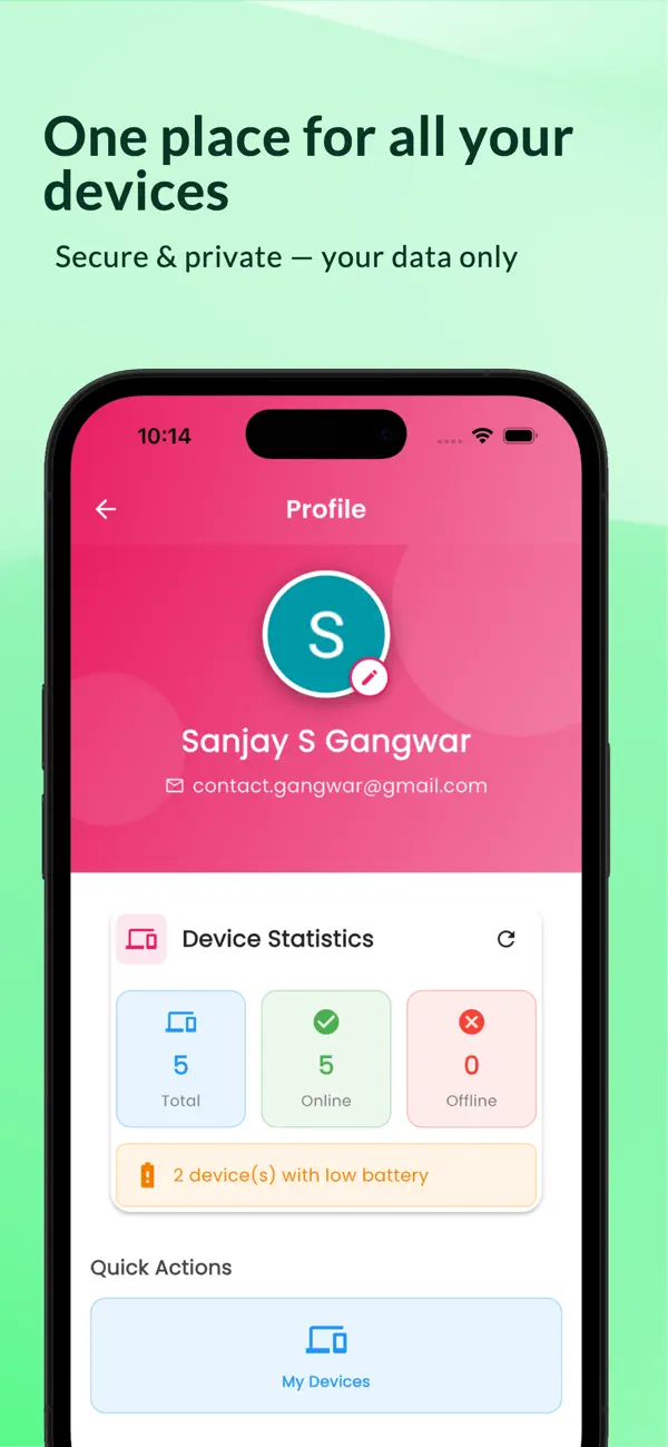 #5. mDevice (iOS) Ved: Anshika Maurya