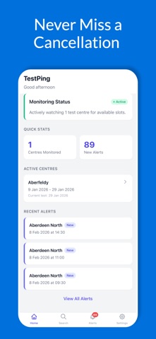TestPing screenshot