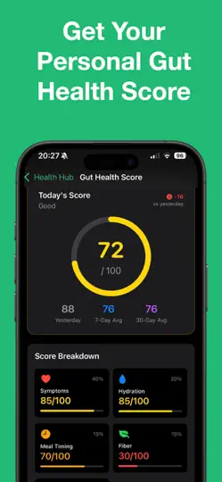 Gut Harmony: Digestive Tracker iPhone Screenshot 2