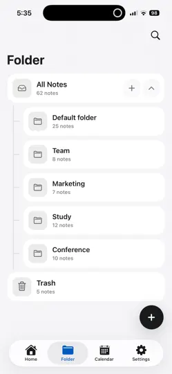Captura de pantalla de Speeche - Voz A Texto en iPhone 6
