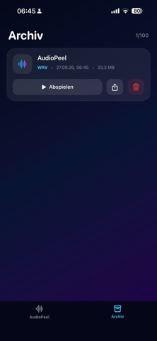 AudioPeel Screenshot 5 of 5