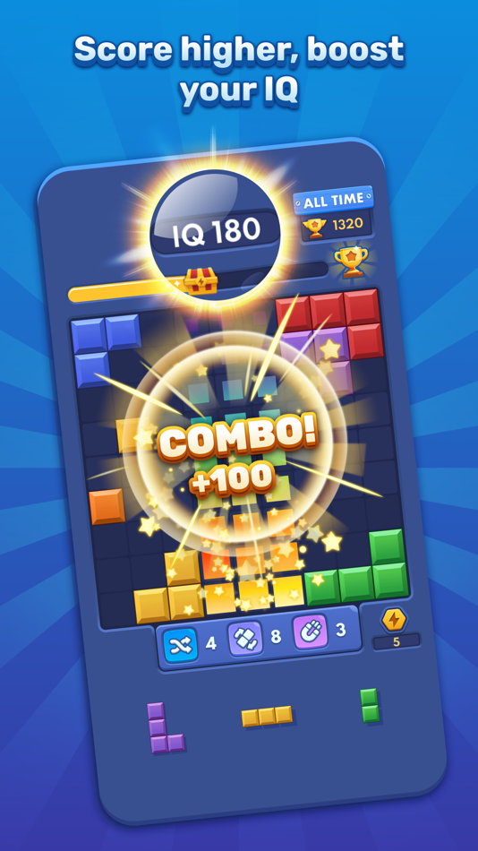 #1. Block-Tok: Puzzle Game (iOS) Przez: NewPubCo, Inc