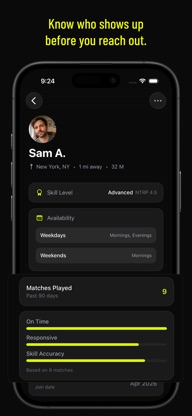 Forty – Tennis Partner Finder screenshot 3