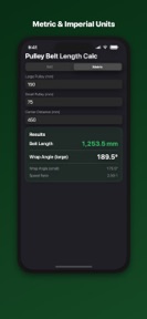 Belt Calculator: V-Belt Length screenshot