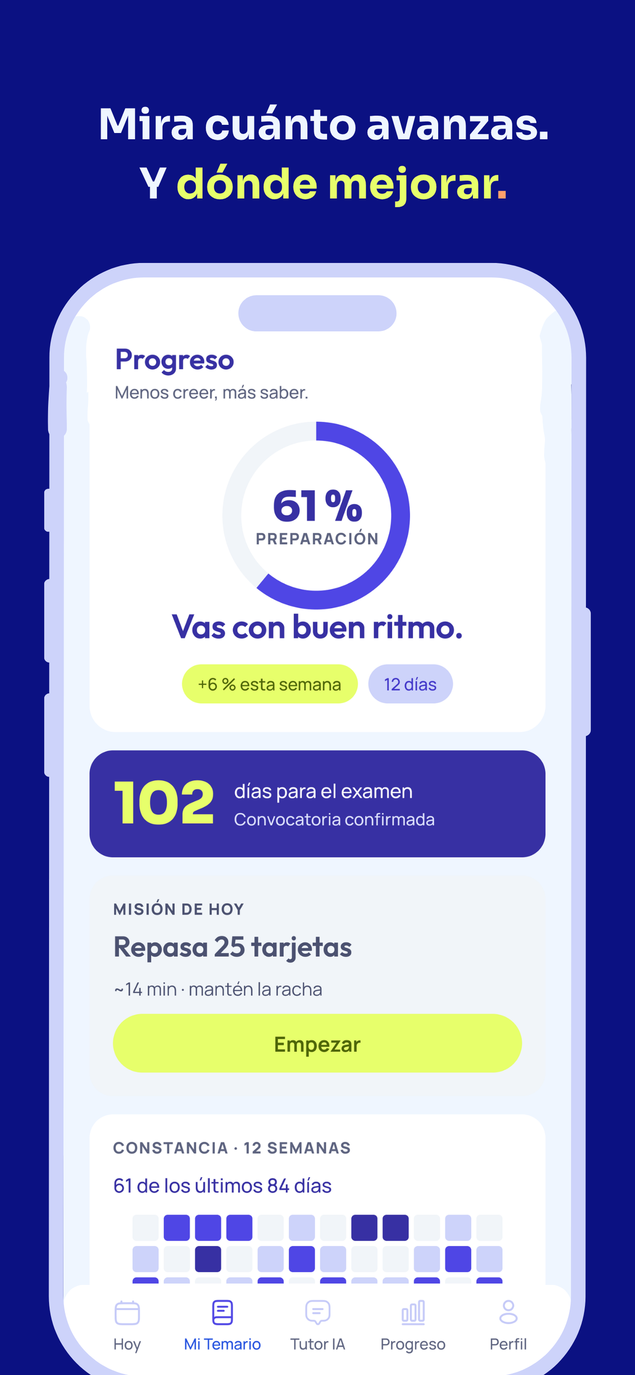 Metodea: Oposiciones screenshot 5