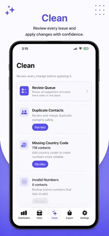 ContactMind: Clean & Organize Screenshot 2 of 10