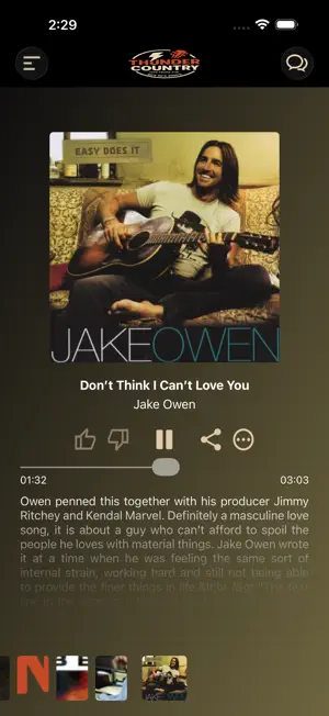Thunder Country Radio screenshot 1