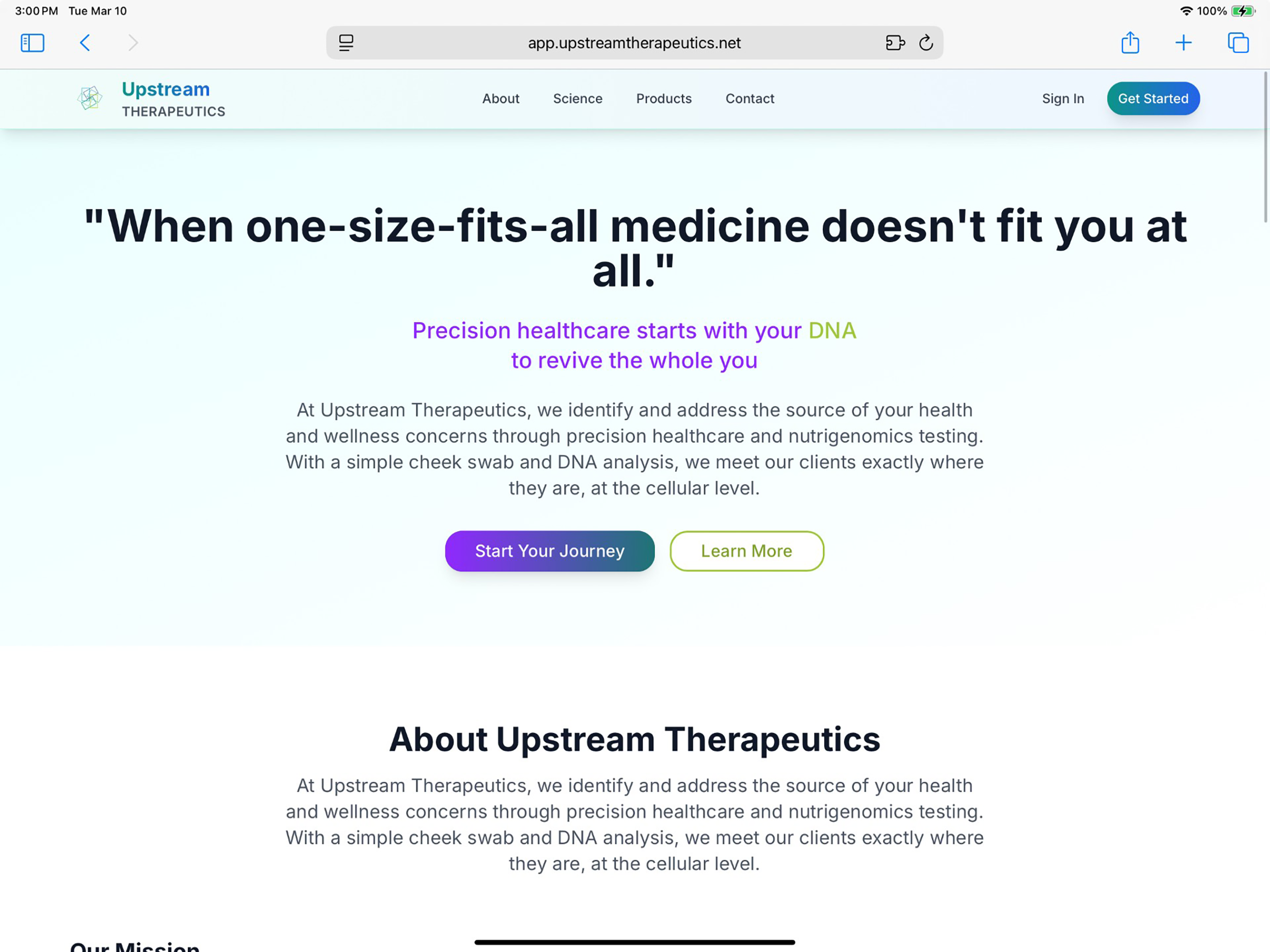 Upstream Therapeutics