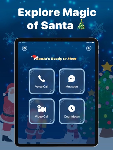 Speak to Santa ~ AI Video Call iPad screenshot