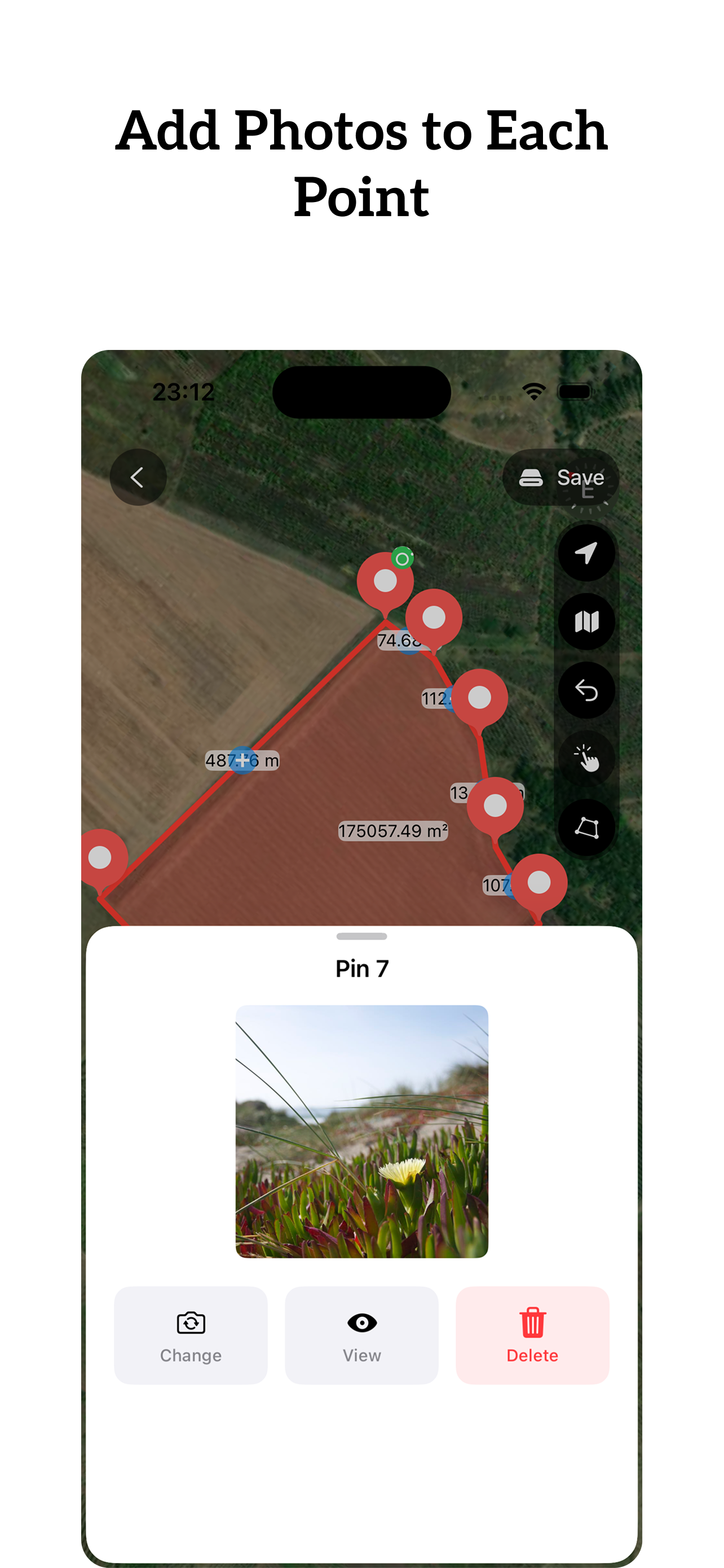 Area Measure - GPS Field Maps