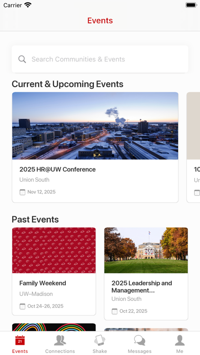 Screenshot 2 of UW-Madison Events App