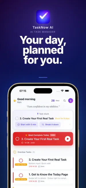 TaskNow AI screenshot 1